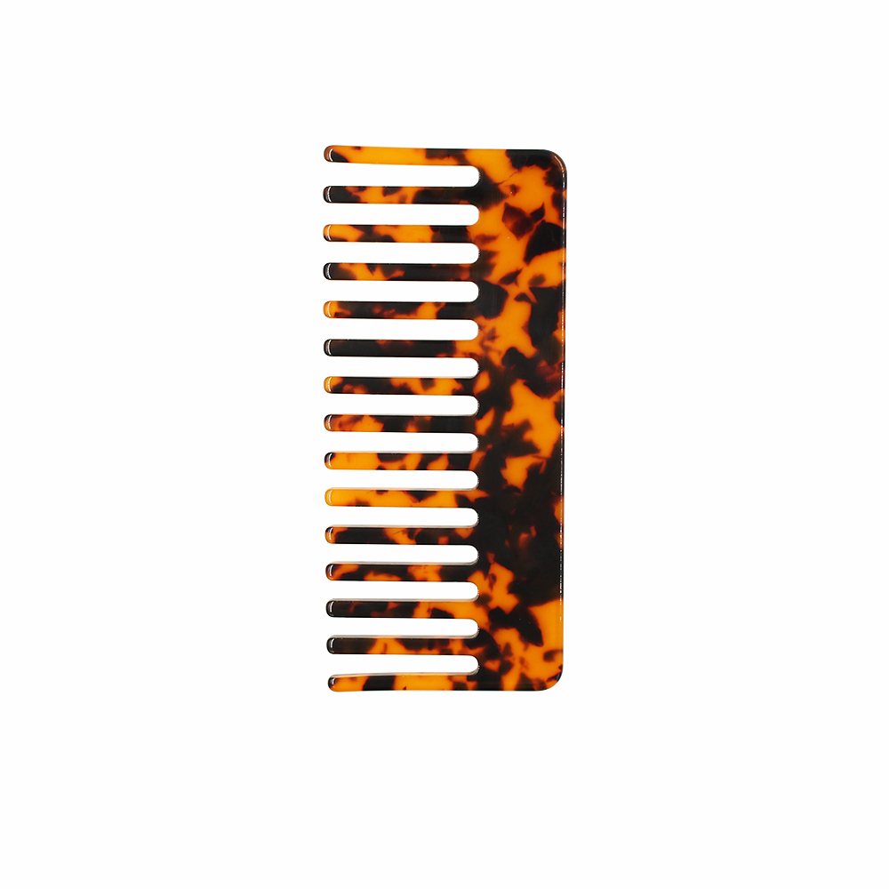 Acetate Wide-Tooth Comb Bottom view