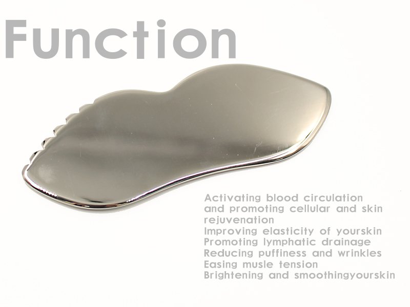 Angel Wing Gua Sha Board Side view