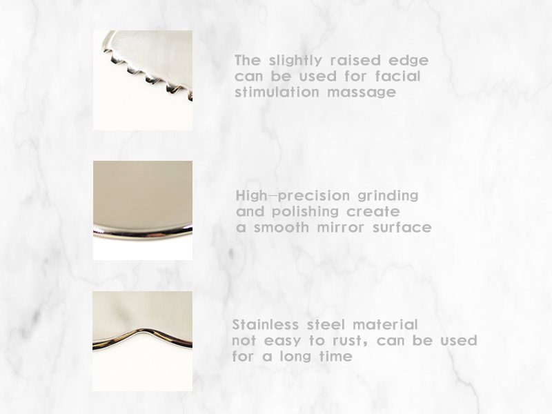 Angel Wing Gua Sha Board Bottom view