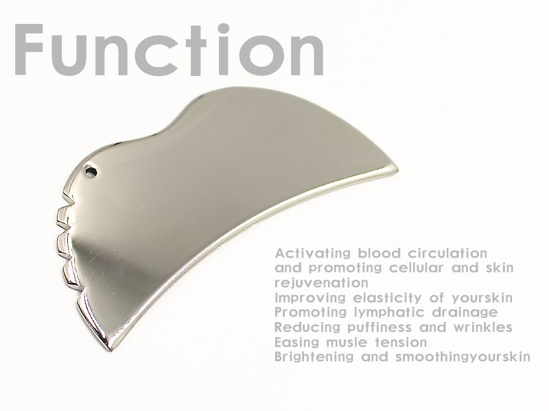 Crescent Gua Sha Board Side view