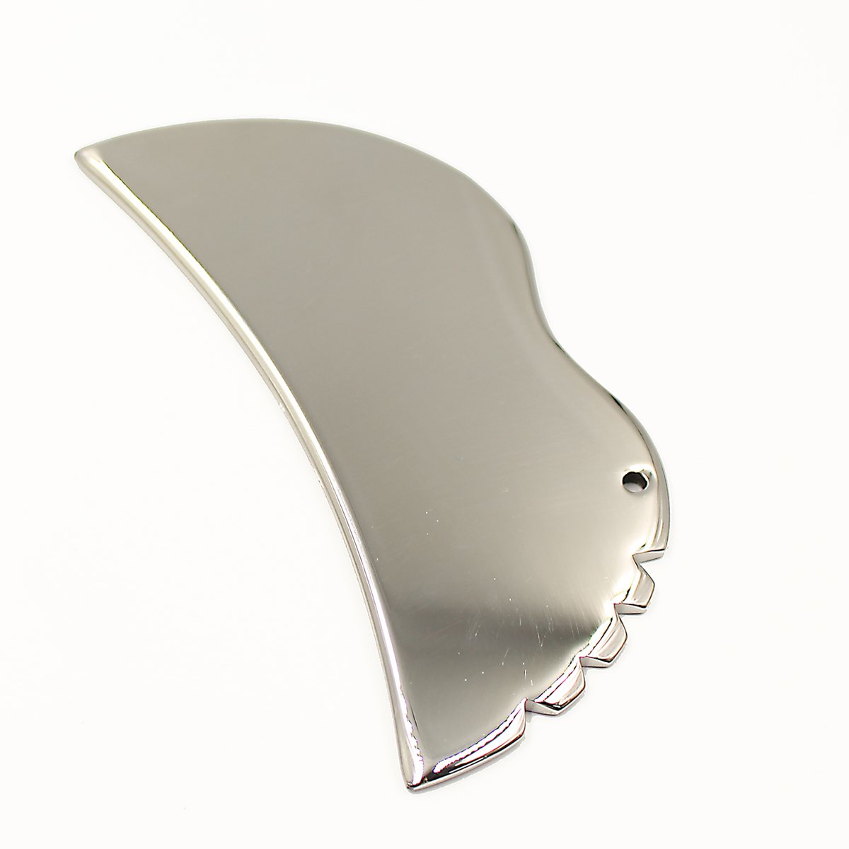 Crescent Gua Sha Board In use