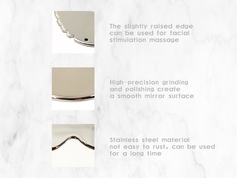 Crescent Gua Sha Board Handle detail