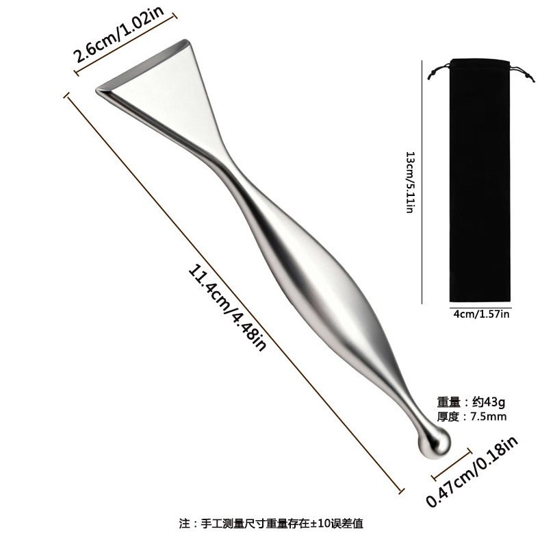Fish-Type Stainless Steel Fascia Knife Bottom view