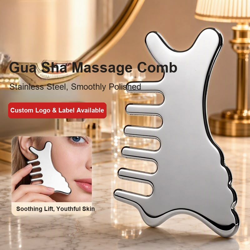 Stainless Steel Gua Sha Massage Comb