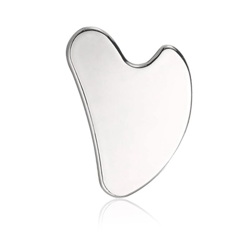 Heart-Shaped Stainless Steel Gua Sha Board