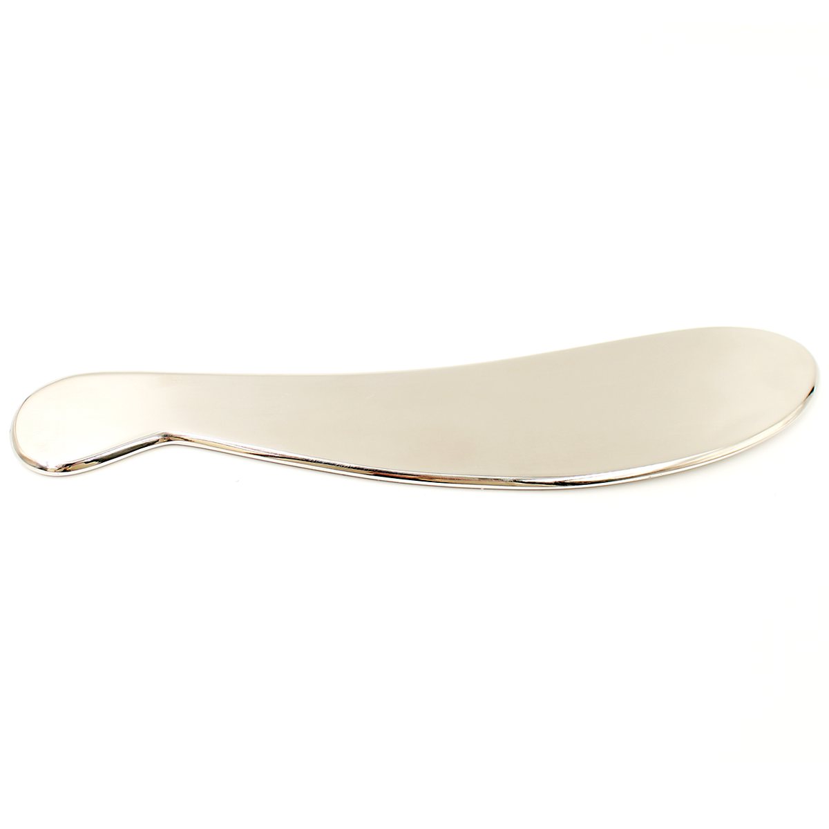 Long-Blade Stainless Steel Gua Sha Board Side view