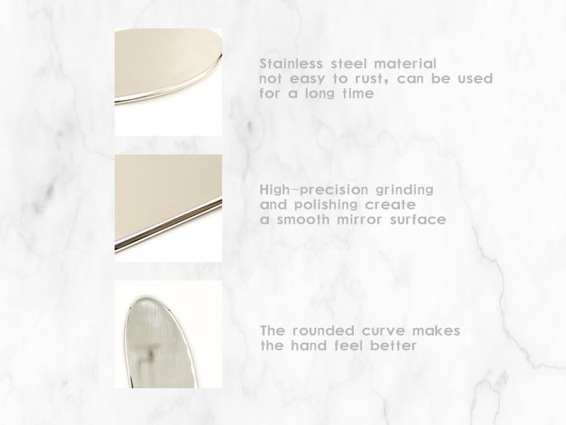 Long-Blade Stainless Steel Gua Sha Board Detail