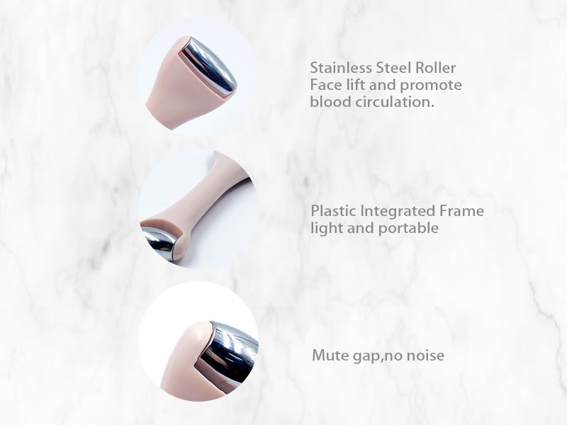 Lightweight Dual-Head Facial Roller Bottom view