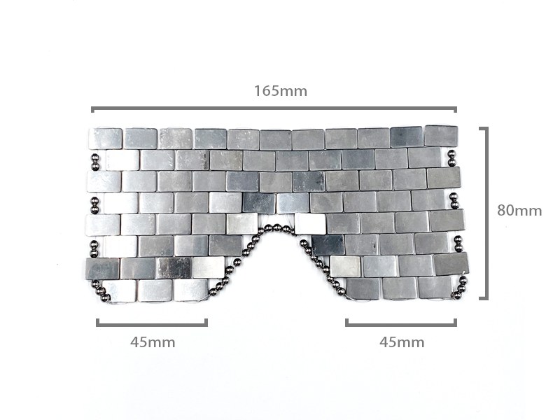 Stainless Steel Eye Mask Handle detail