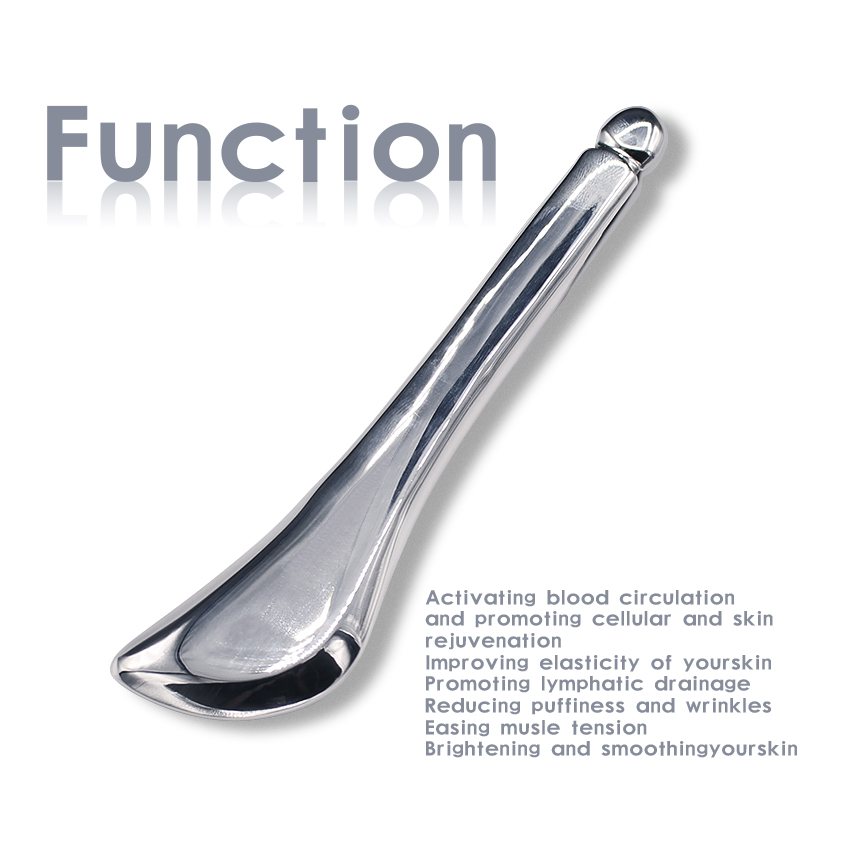 Solid Steel Massage Spoon Dimensions