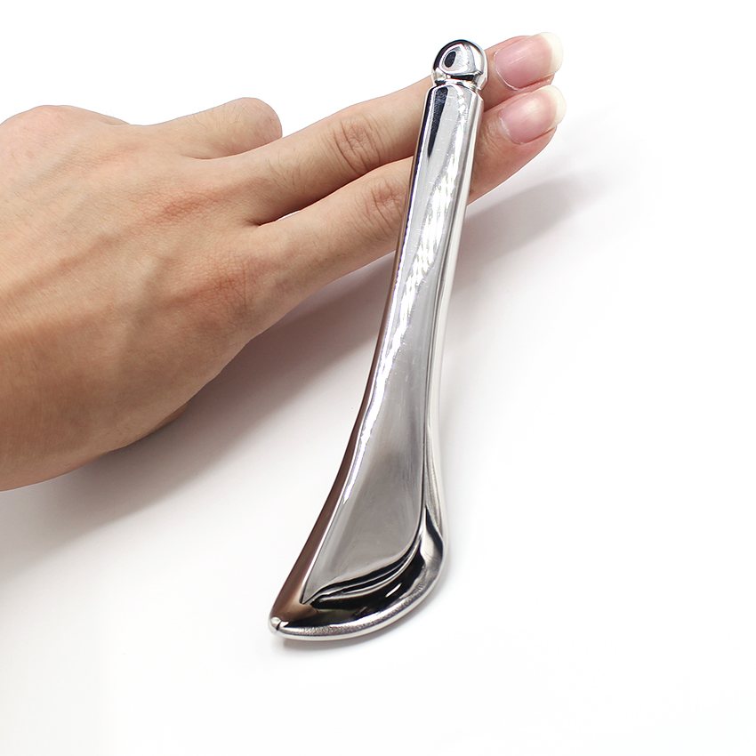 Solid Steel Massage Spoon Bottom view
